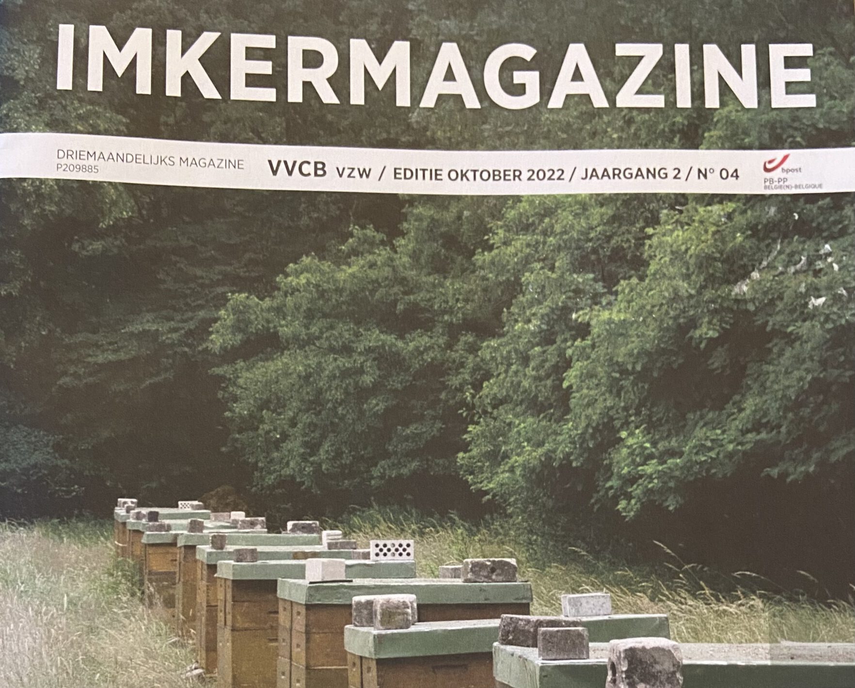 het IMKERMAGAZINE deze week in je brievenbus