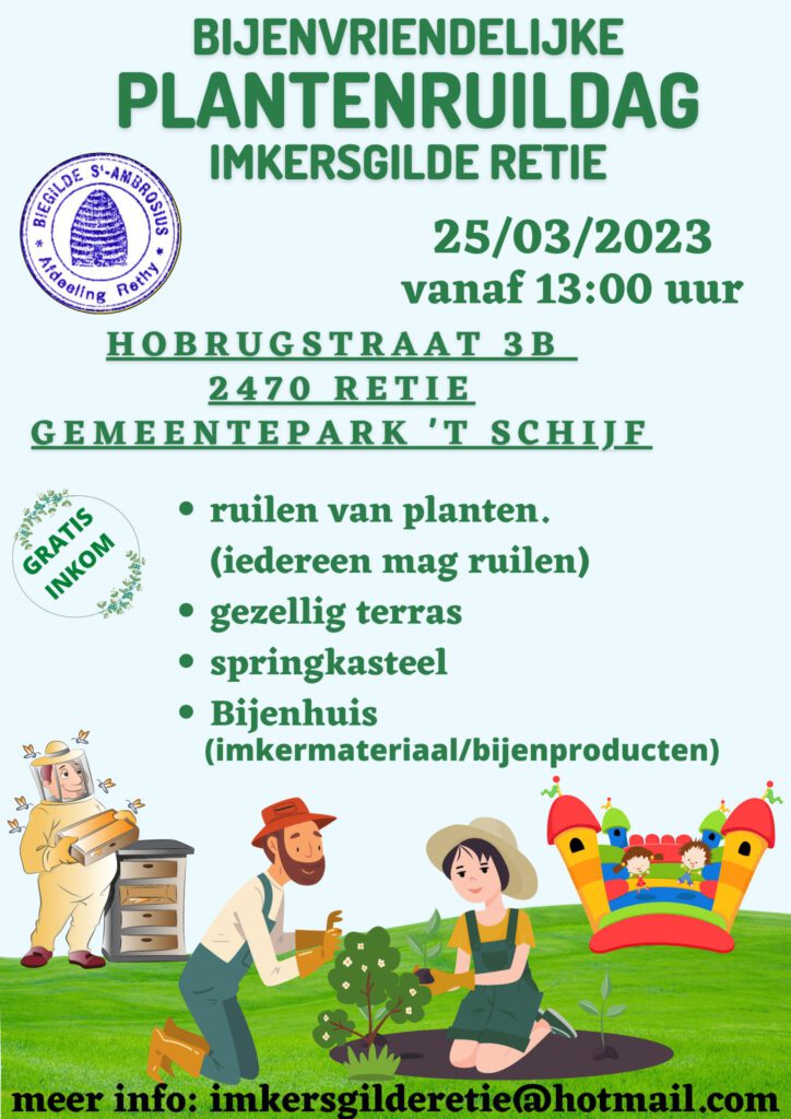 bijenvriendelijke plantenruildag retie