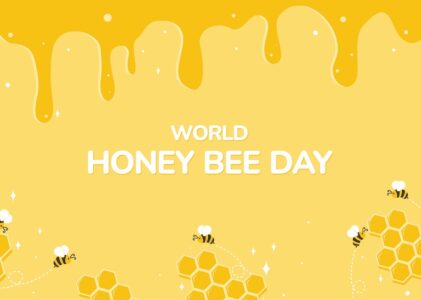 Gelukkige wereld honingbijen dag!